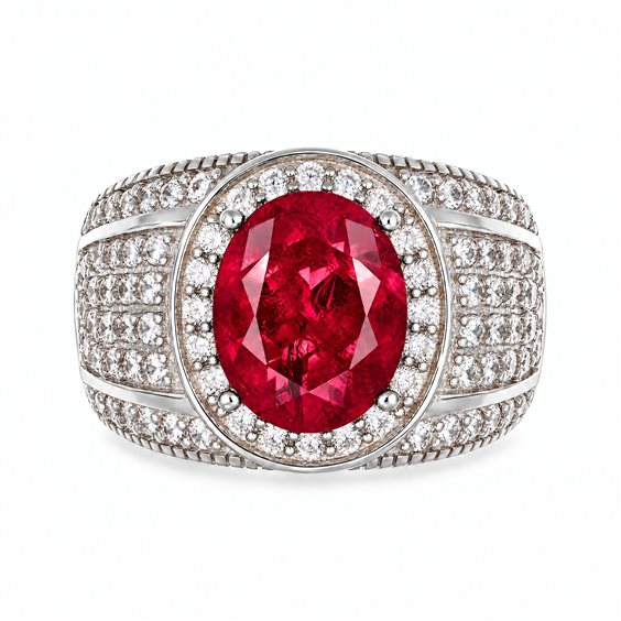 Anillo Ultima Edizione Mujer in Plata AA02763-ROSSO - AA02763-ROSSO